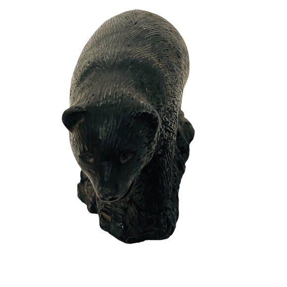 A Wolf Original Hand Made In Canada Bear Sculpture 4 1/2" x 3 1/2" - Picture 5 of 8